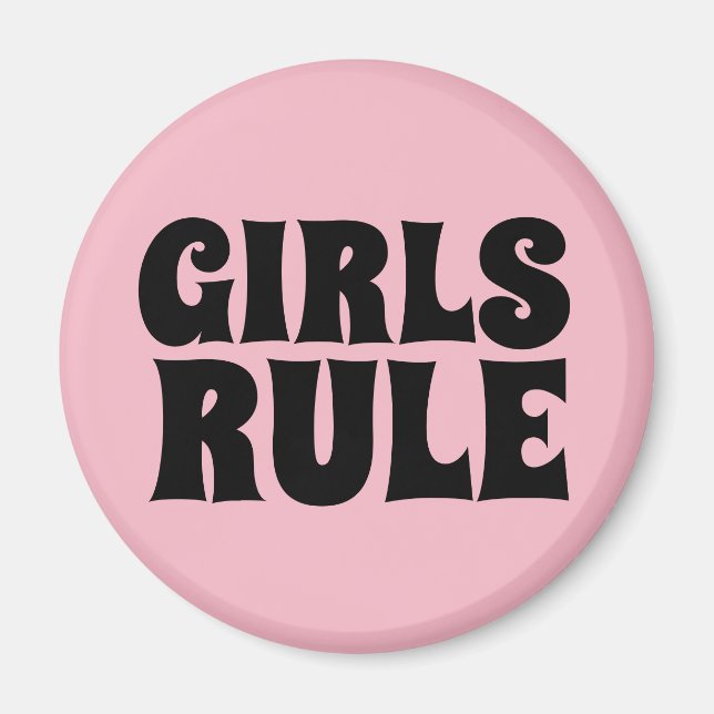 GIRLS REGELMAGNETS MAGNET (Framsidan)