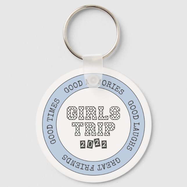 Girls Resa 2022 Girls Helg Vacation Getaway Nyckelring (Framsida)