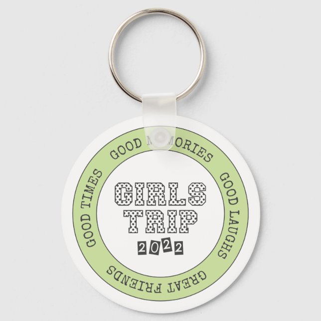 Girls Resa 2022 Girls Helg Vacation Getaway Nyckelring (Framsida)