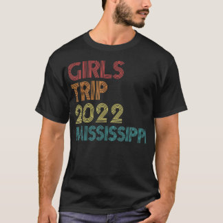 Girls Resa 2022 Mississippi Vacation Matching Vint T Shirt