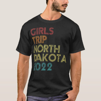 Girls Resa 2022 North Dakota Vacation Matching Vin T Shirt