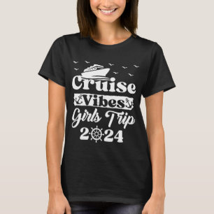 Girls Resa 2024 Cruise Vibes Matching Vacation T Shirt