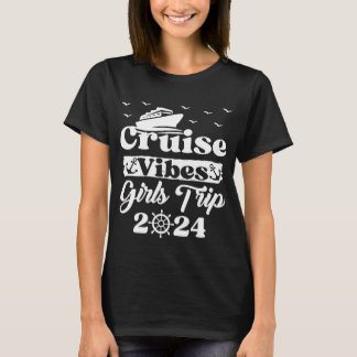 Girls Resa 2024 Cruise Vibes Matching Vacation T Shirt