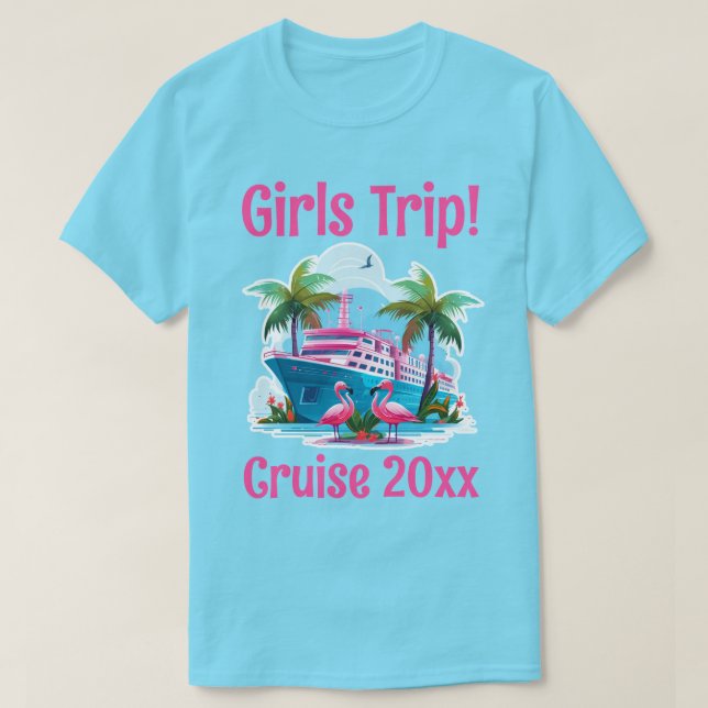 Girls Resa Cruise T-Shirts/Cruise Shirts T Shirt (Design framsida)
