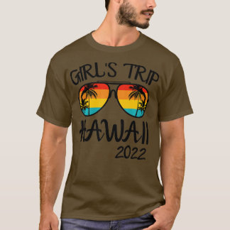 Girls Resa Hawaii 2022 Sunglass Sommaravacation T Shirt