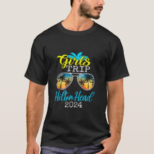 Girls Resa Hilton Head 2024 Womens Helg Birthda T Shirt