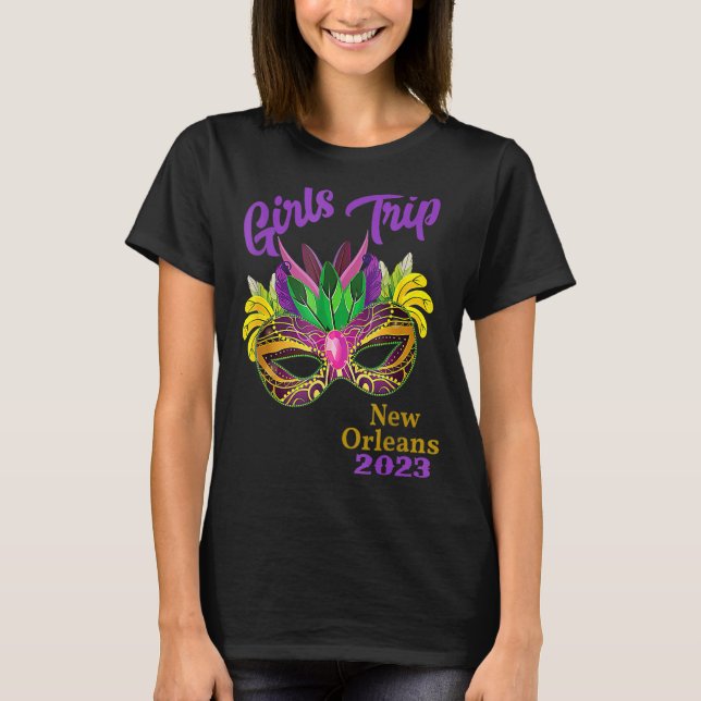 Girls Resa Mardi Gras 2023 Shrove Tisdag 2023 Wom T Shirt (Framsida)