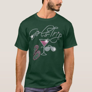 Girls Resa Martini Flinflip flops Rhinestone Bling T Shirt