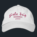 Girls Resa Modern Script Typography-Personlig<br><div class="desc">Anpassningsbarna Girls Resa Modern Script Typography Personlig Embroied Baseball Cap har den enkla,  moderna,  broderade  "Girls Resa" med plats och datum eller år för personligen. Perfekt till dina nästa flickor resa. Skapat av Evco Studio www.zazzle.com/store/evcostudio</div>