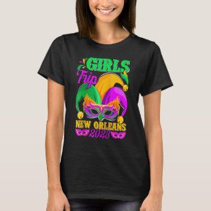 Girls Resa New Orleans 2023 Funny Jester Mask Mard T Shirt