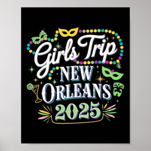 Girls Resa New Orleans 2025 Mardi Gras Poster