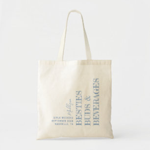 Girls Resa Personlig Besties Buds Beverages Tygkasse