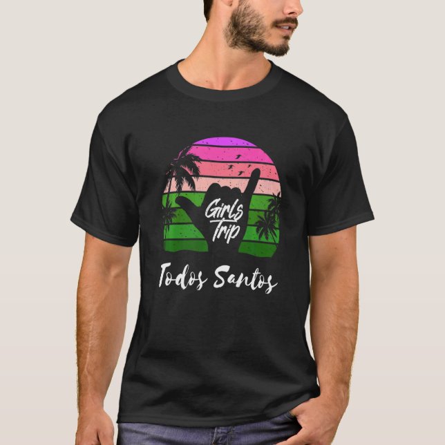 Girls Resa Todos Santos Mexico Matching Sur Sur T Shirt (Framsida)