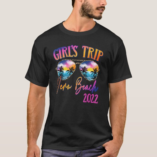 Girls Resa Vero Beach Florida 2022 Sunglass Summ T Shirt (Framsida)