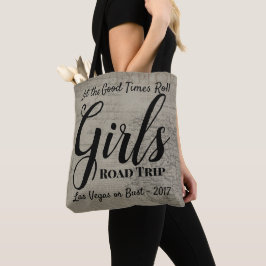 Girls Road Resa Vintage Tygkasse