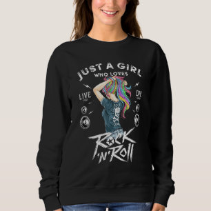 Girls Rock and roll Music Graphic Novelty Tee & Co