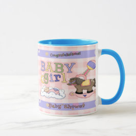 Girls Rocking Horse Mugg
