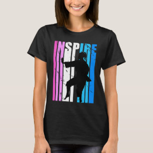 Girls Rosa Inspire Karate Birthday Motivational Da T Shirt