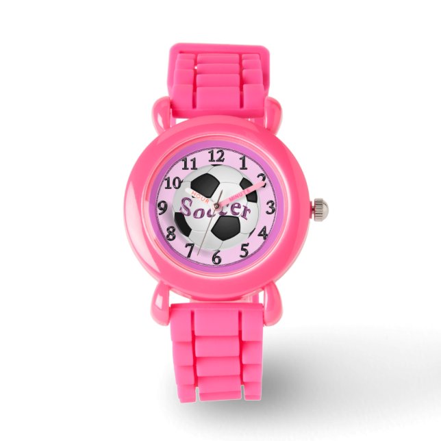 Girls Rosa Ocer Watch för barn Armbandsur (Framsida)