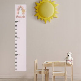 Girls Rosa Rainbow Growth Diagram Poster