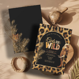 Girls Run Wild Safari Bachelorette ID1148 Inbjudningar