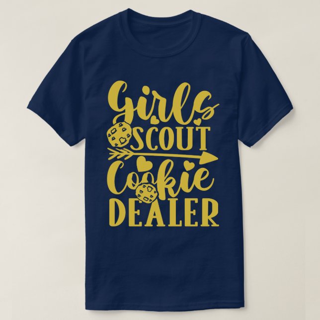 Girls Scout Cookie-återförsäljare T Shirt (Design framsida)