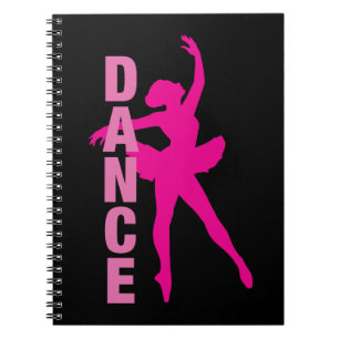 Girls Shock rosa Ballerina Dance Anteckningsbok