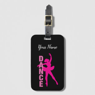 Girls Shock rosa Ballerina Dance Bagagebricka