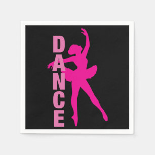 Girls Shock rosa Ballerina Dance Pappersservett
