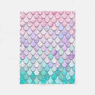 Girls Sjöjungfru Fleece Blanket