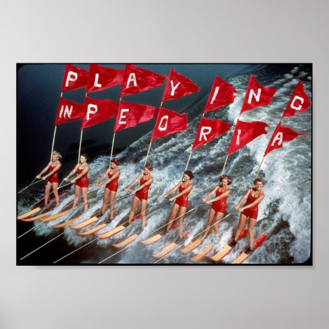 Girls Skiing Poster (Framsidan)