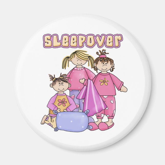 Girls Sleepover Magnet (Framsidan)