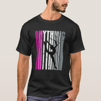Girls Söt Retro Rhythmic Gymnastics Gymnast T Shirt