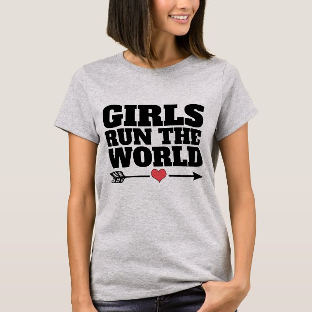 GIRLS SPRINGA I VÄRLDEN, FEMINIST T-Shirts (Framsida)
