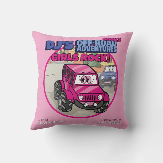 GIRLS STEN Dekorativ kudde (Baksida)