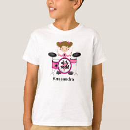 Girls Sten på Drums Shirt Tröja