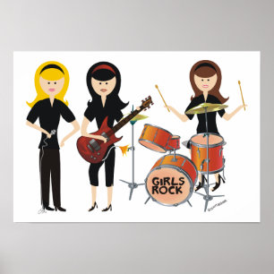 Girls Sten Poster
