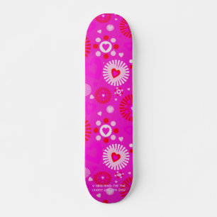 GIRLS STEN PRO SKATEBOARD - SHOCK ROSA FUSHIA - TO