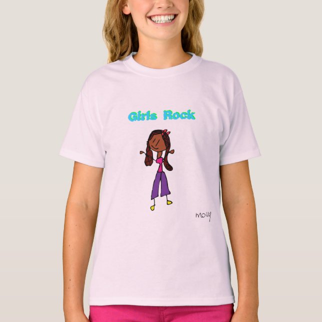 Girls Sten T-shirt (Framsida)