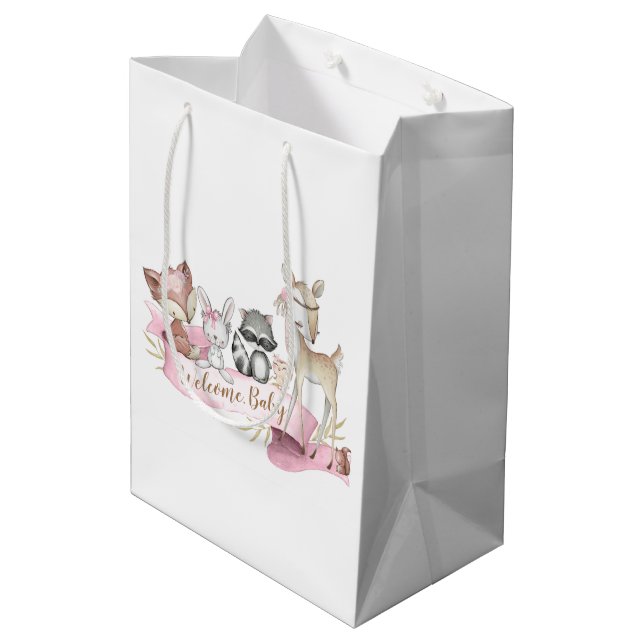 Girls Sweet Woodland Animal Flicka (Baksidan Vinklad)