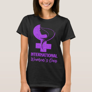 Girls Symbol Internationell Womens Day 8 mars Wo T Shirt