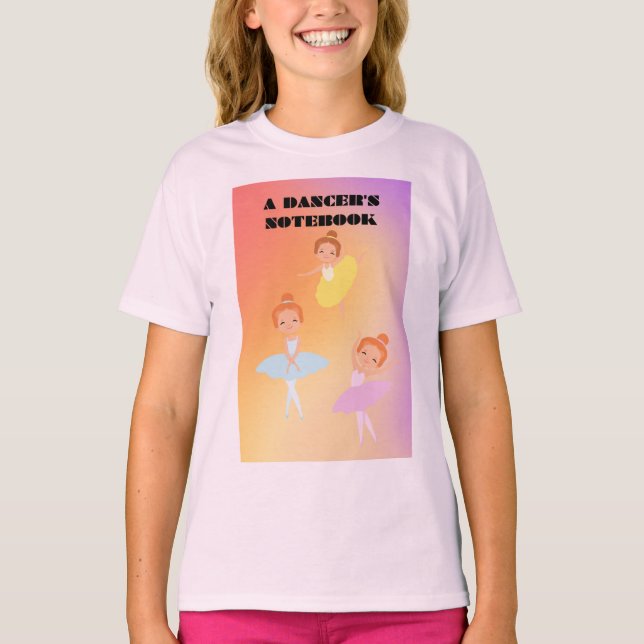 Girls T-shirt ballerinas (Framsida)