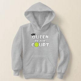 Girls Tennis Queen of the Court Cute Tennis Player T Shirt