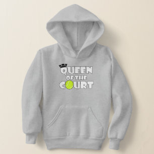 Girls Tennis Queen of the Court Cute Tennis Player T Shirt