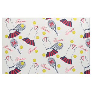 Girls Tennis Racquet och Bollar Monogram Tyg