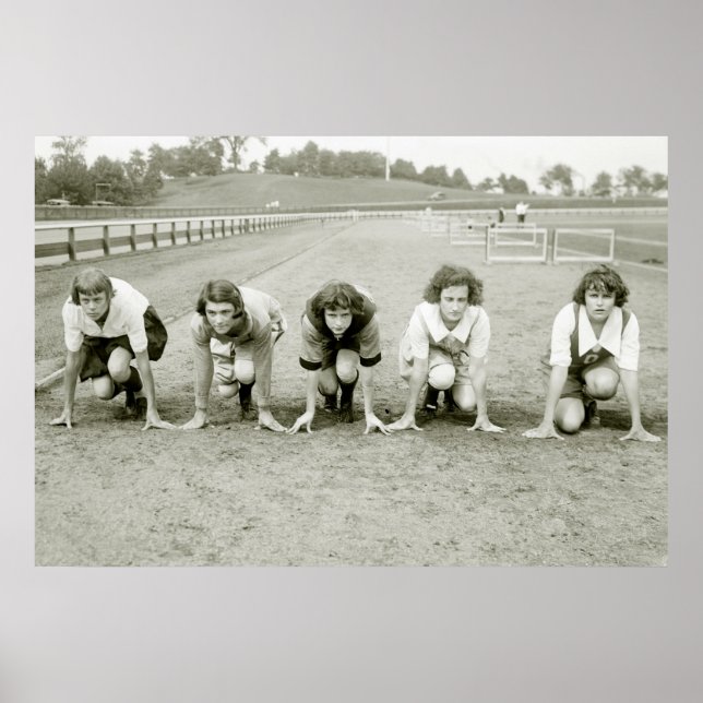 Girls Track, 1920-talet Poster (Framsidan)