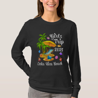 Girls Trip 2025 Summer Vacation Costa Rica Beach T Shirt