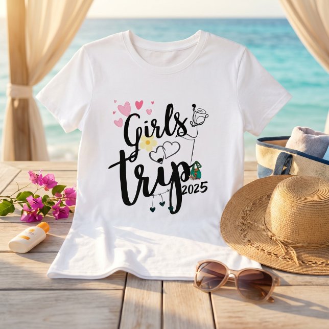 Girls Trip 2026 - Weekend Heartbeat T-Shirt (Girls Trip 2026 - Weekend Heartbeat T-Shirt)
