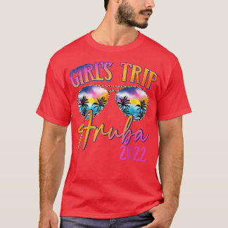Girls Trip Aruba 2022 Sunglasses Summer Matching G T Shirt