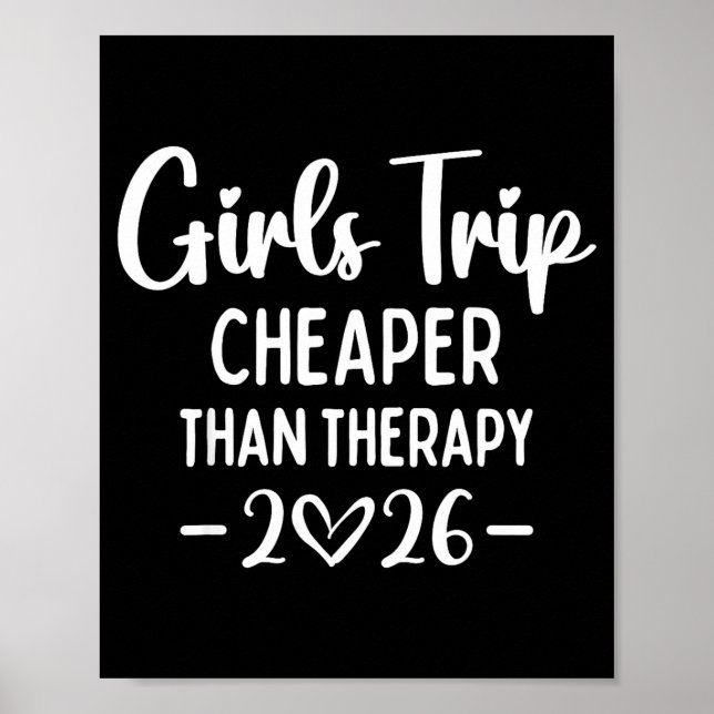 Girls Trip Er Than A Therapy 2026 Weekend Queen Si Poster (Framsidan)